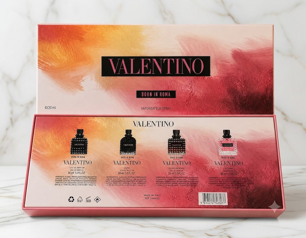 Valentino Born In Roma Uomo/Donna Set (4x30ml) (Unisex Gift Set)