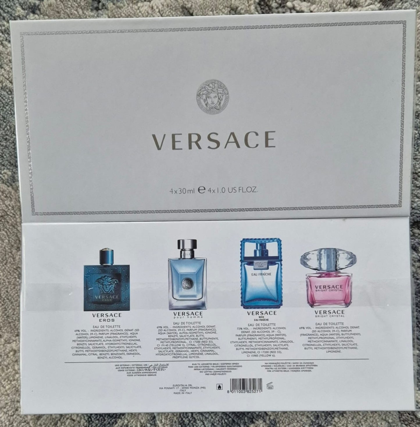 Versace Set (4x30ml) (3xMen and 1xLadies) (Unisex Gift Set)