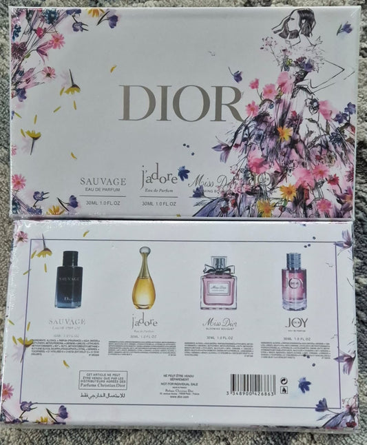 Christian Dior Set 4x30ml (1x Mens, 3x Ladies)