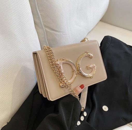 Dolce & Gabbana Lamé DG Girls Shoulder Bag