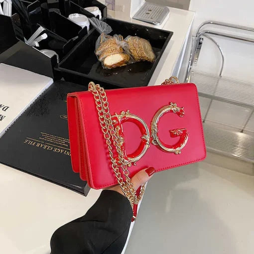 Dolce & Gabbana Lamé DG Girls Shoulder Bag