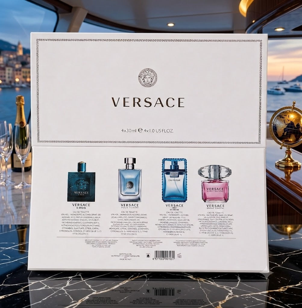 Versace Set (4x30ml) (3xMen and 1xLadies) (Unisex Gift Set)