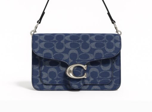 Coach Tabby Monogram Denim Shoulder Bag