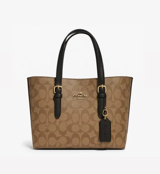 Coach Mollie Tote Bag Signature Canvas