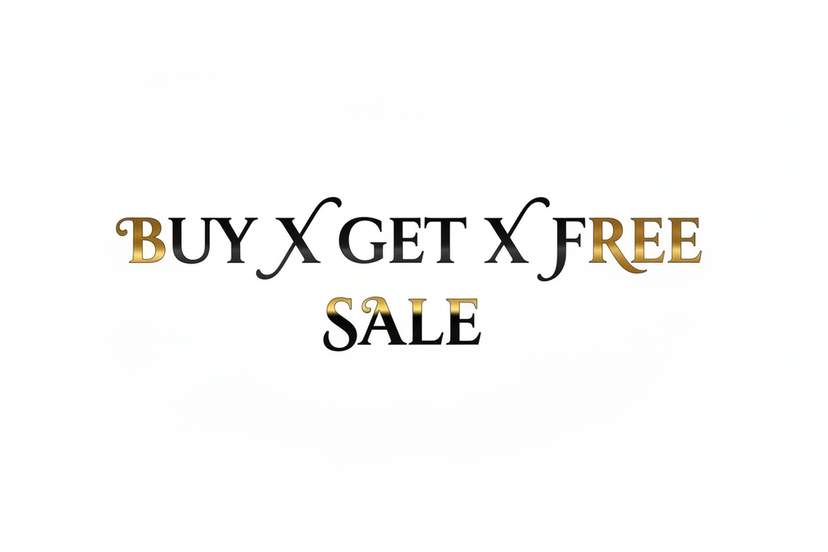 BUY X GET X FREE SALE matching luxury style