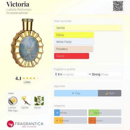 Victoria By Lattafa EDP 100ml