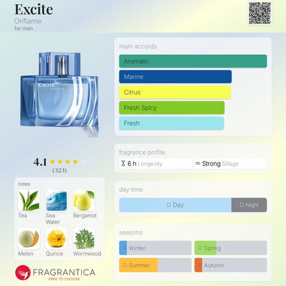 Excite By Oriflame EDT 75ml