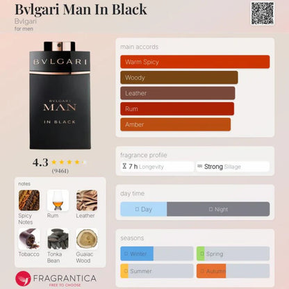 Bvlgari Man In Black EDP 100ml