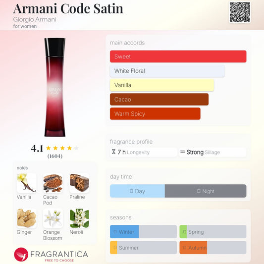 Armani Code SATIN EDP 75ml