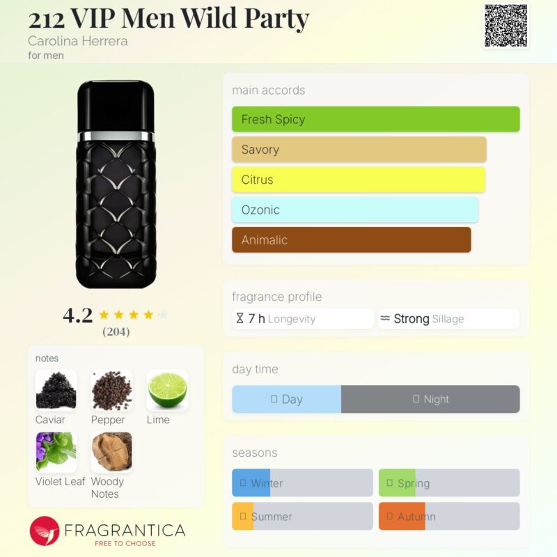 212 Vip Wild Party Limited Edition EDT 100ml
