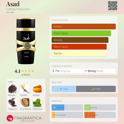 Asad By Lattafa EDP 100ml