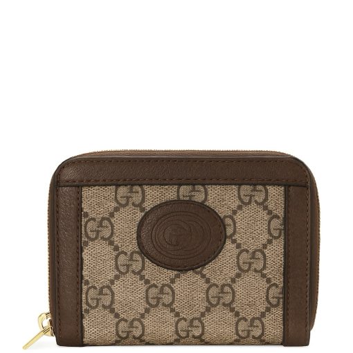 Gucci GG Azalea Retro Interlocking G Compact Zip Wallet