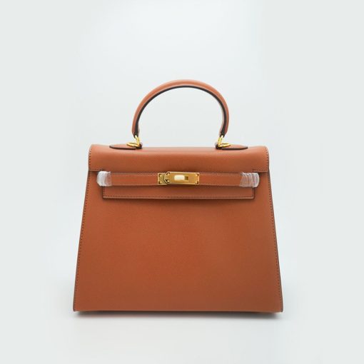 Hermès Kelly 25 Epsom Gold Sellier Gold Shoulder Bag