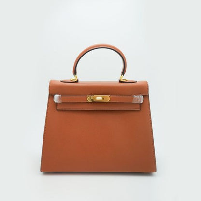 Hermès Kelly 25 Epsom Gold Sellier Gold Shoulder Bag