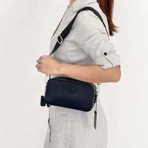 Guess Lewistown Double Zip Crossbody Bag