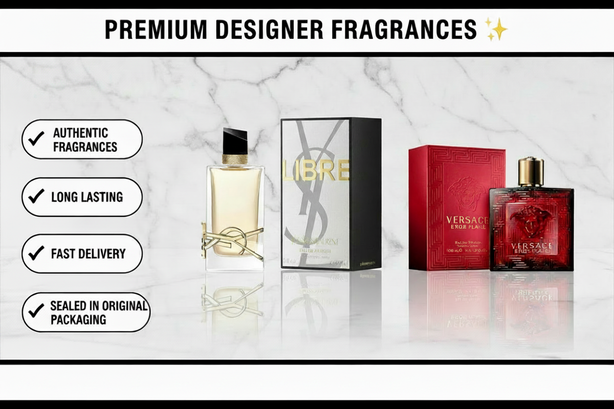 Premium Designer Fragrances Banner