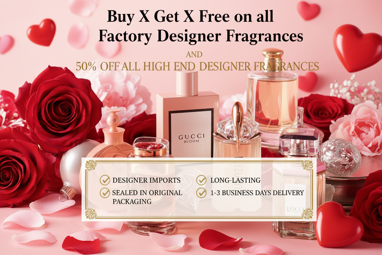Valentine's Day Fragrance Promo Banner